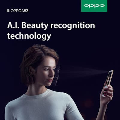 OPPO A83 (2018) ราคาเริ่มต้น 4,990 บาท กล้องหน้า 8MP กล้องหลัง 13MP หน้าจอแบบ Full Screen 3