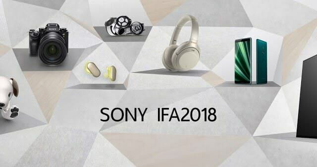 รวมผลิตภัณฑ์ Sony ที่เปิดตัวในงาน IFA2018 1