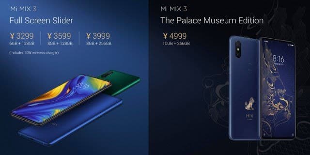 Xiaomi เปิดตัว Xiaomi Mi Mix 3 หน้าจอ 6.4 นิ้ว กล้องสไลด์ 27