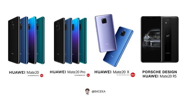 Huawei เปิดตัวมือถือตระกูล Mate 20 ถึง 4 รุ่น มาพร้อมกล้อง 3 ตัว Super macro และนาฬิกาอีก 2 รุ่น เน้นแบตเตอรี่อึด 63