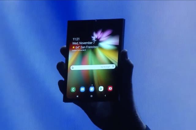 Samsung โชว์ต้นบบมือถือจอพับได้ พร้อมวางขายจริงปีหน้า 7