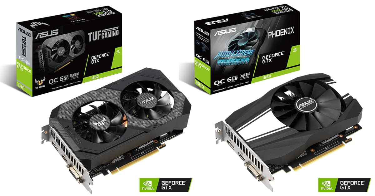 asus เปิดตัวกราฟิกการ์ด geforce gtx 1660 ในซีรี tuf gaming และ phoenix - ASUS เปิดตัวกราฟิกการ์ด GeForce GTX 1660 ในซีรี TUF Gaming และ Phoenix asus เปิดตัวกราฟิกการ์ด geforce gtx 1660 ในซีรี tuf gaming และ phoenix - ASUS เปิดตัวกราฟิกการ์ด GeForce GTX 1660 ในซีรี TUF Gaming และ Phoenix