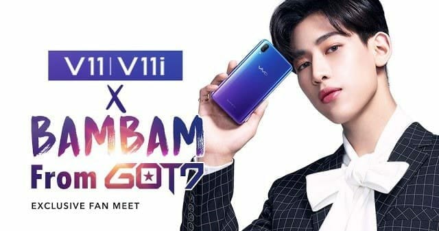 Vivo จัดกิจกรรม ลุ้นรับบัตร Vivo V11 x BAMBAM GOT7 Exclusive Fan Meet 101