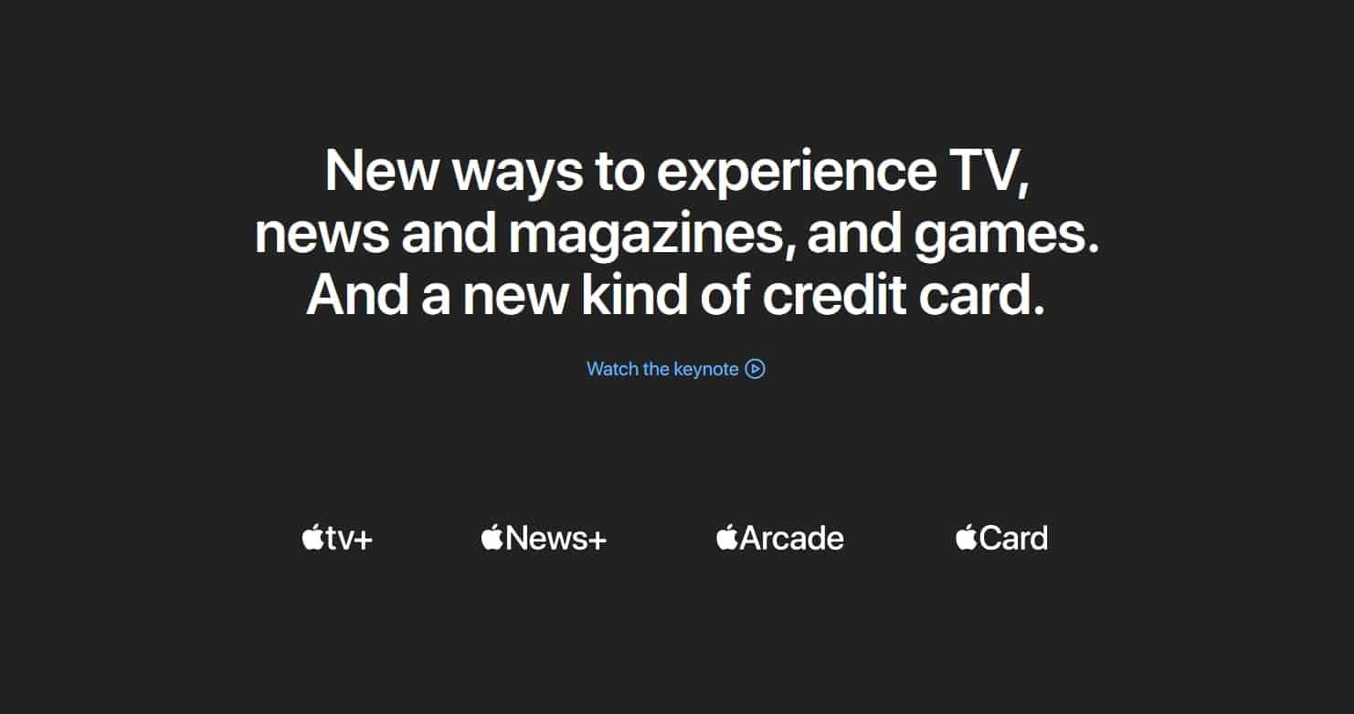 สรุปงาน Apple Special Event เปิดตัว Card, Arcade, TV+, News+ 1