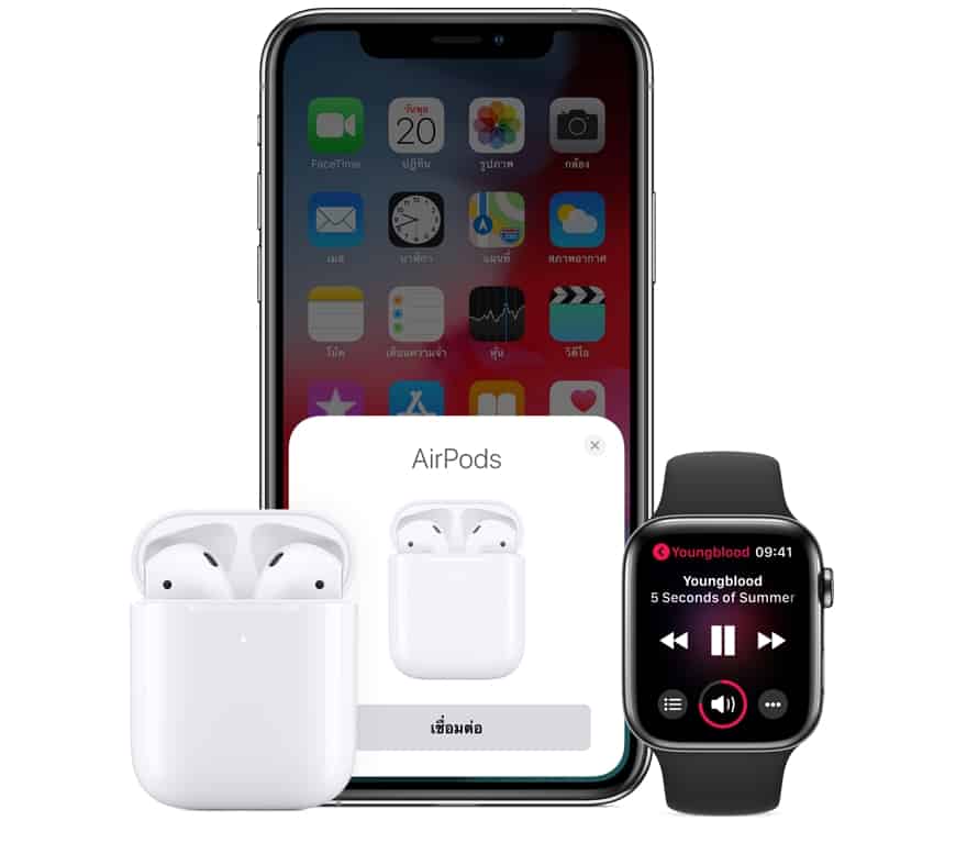 Apple เปิดตัวหูฟัง AirPods ใหม่ เปลี่ยนชิป ชาร์จไร้สาย ใช้ Hey Siri ได้ 7