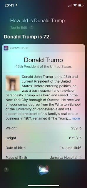 Siri เจอบั๊ก แสดงรูปประธานาธิบดีสหรัฐ Donald Trump เป็นรูปอวัยวะเพศชาย 57