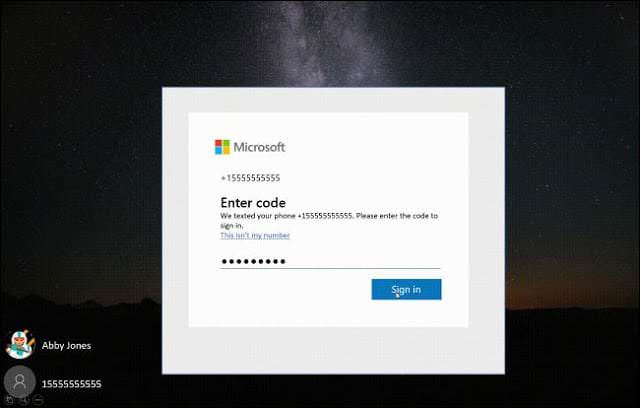 เข้าสู่ยุคไร้พาสเวิร์ด Microsoft เตรียมเพิ่มช่องทางล็อกอิน Windows 10 ด้วยการส่งรหัสเข้ามือถือ ไม่ต้องตั้งรหัสผ่านให้บัญชี 9