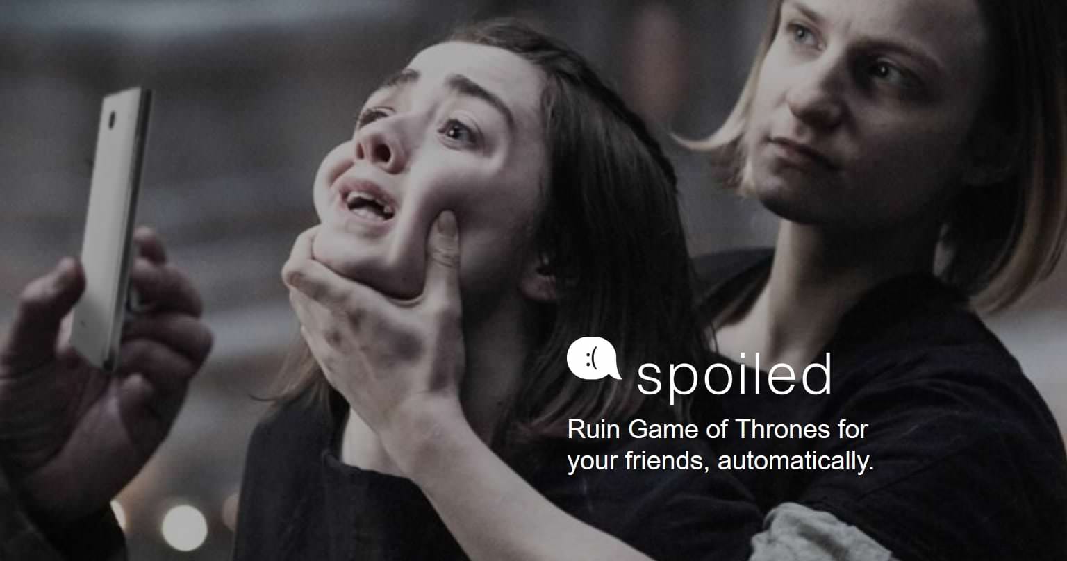 เว็บไซต์เพื่อคนที่คุณเกลียด รับสปอยล์ Game of Thrones ตอนใหม่ให้ใครก็ตามในราคา 0.99 เหรียญ 1