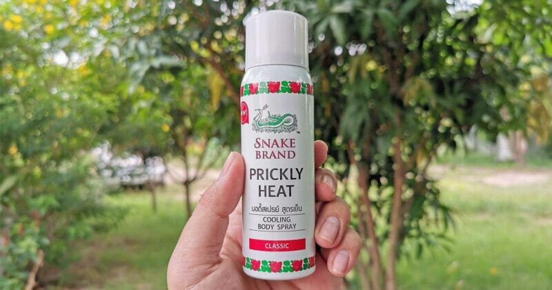 รีวิว Snake Brand Prickly Heat สเปรย์สูตรเย็นตรางู ดับร้อนทันใจ 7