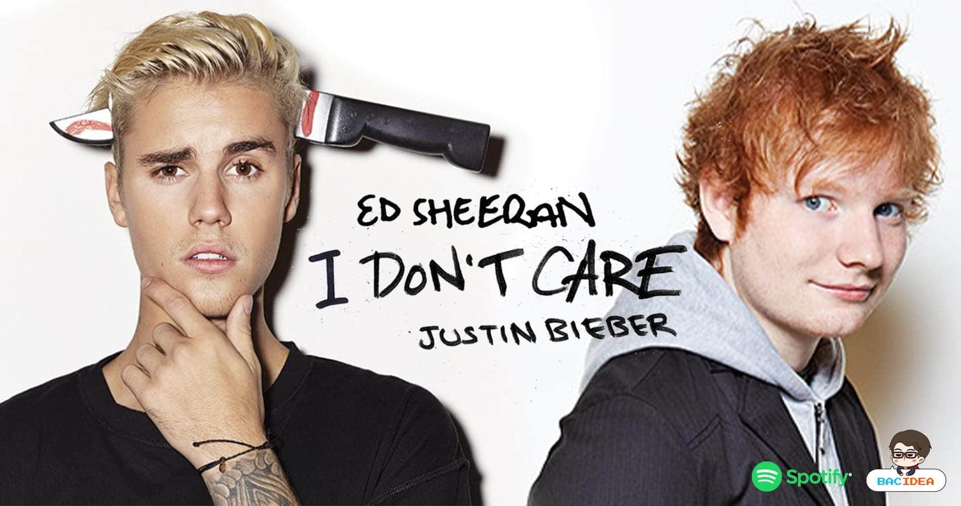 Spotify เผยสถิติที่น่าสนใจของสองหนุ่ม Ed Sheeran และ Justin Bieber เพื่อฉลองซิงเกิ้ลใหม่ I Don’t Care 1