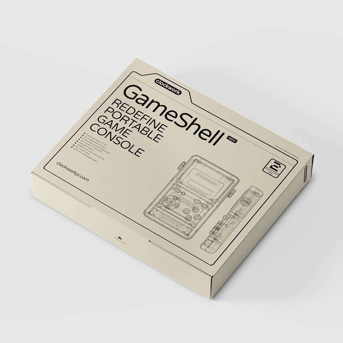 Gameshell เครื่องเกม Retro ยุคใหม่ ออกแบบเป็นโมดูล ถอดเปลี่ยนชิ้นส่วนได้ ต่อขึ้นจอใหญ่ได้ 15