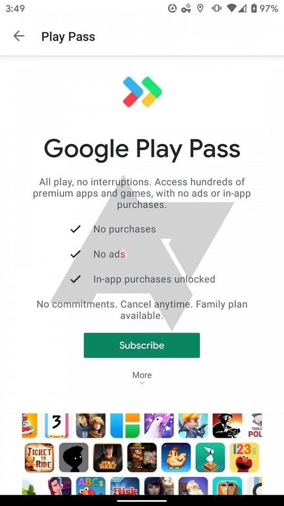 Google ทดสอบ Play Pass บริการสมาชิกรายเดือนใช้แอปไม่อั้น 3