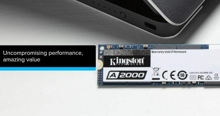 Kingston เปิดตัว A2000 NVMe™ PCIe SSD ไดรฟ์ M.2 25