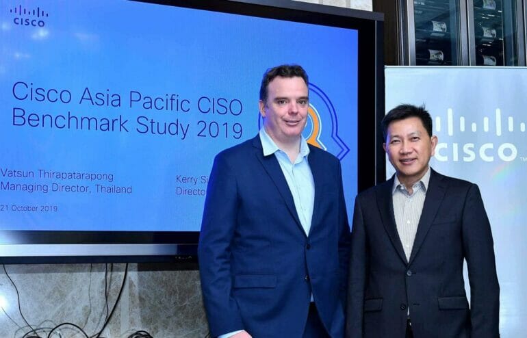cisco โชว์ผลการศึกษา Asia Pacific CISO Benchmark Study ประจำปี 2562 เผยองค์กรธุรกิจในประเทศไทยประสบปัญหาระบบหยุดทำงานที่ยาวนาน และค่าใช้จ่ายสูงจากการละเมิดระบบรักษาความปลอดภัยทางไซเบอร์ 29