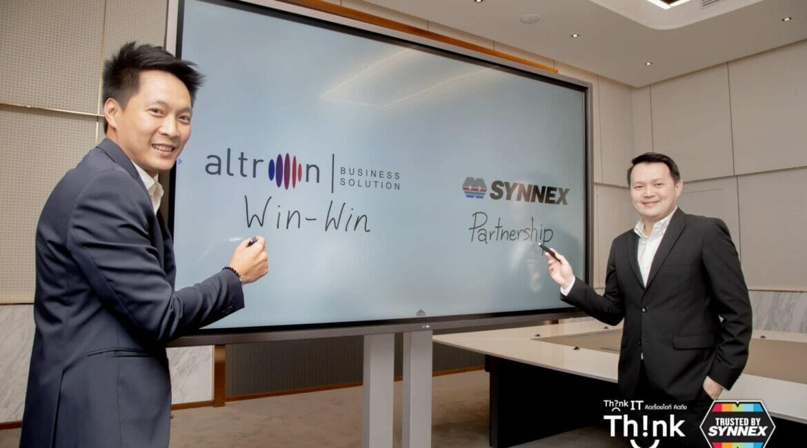 อัลทรอน จับมือ ซินเน็คฯ รุกตลาดกลุ่มธุรกิจองค์กรด้วย altron Interactive Whiteboard 9