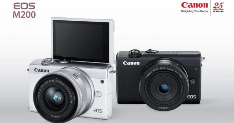 เผยโฉม Canon EOS M200 กล้องมิเรอร์เลสเปลี่ยนเลนส์ได้ เอาใจสายเซลฟี่ 7