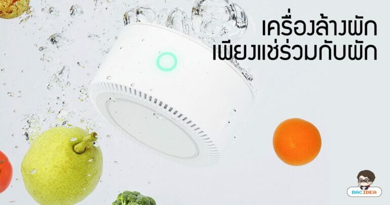 Xiaomi Youpin วางขายเครื่องล้างผัก เพียงแช่ร่วมกับผัก ราคา 1,300 บาท 7