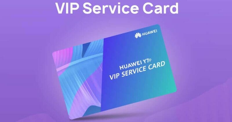มีอะไรบ้างใน HUAWEI Y7p VIP Service card 1