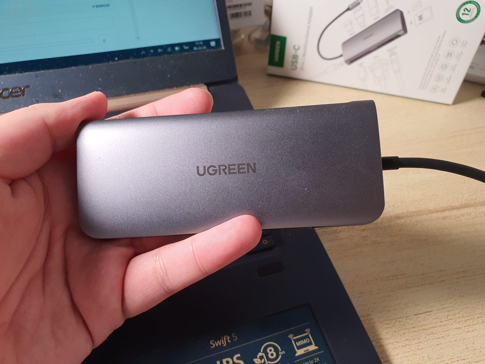 รีวิว UGREEN USB-C Hub 10 in 1 เพิ่มพอร์ตให้โน้ตบุ๊คแบบสะใจ 3