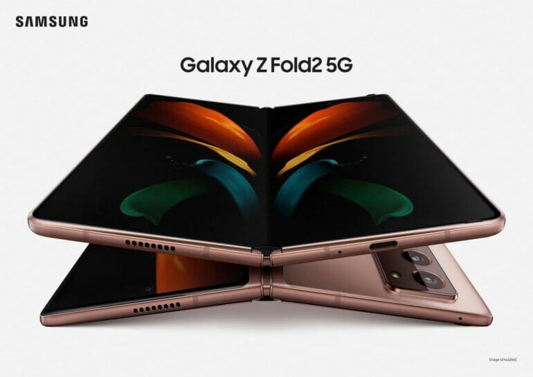 Galaxy Z Fold2 5G สมาร์ทโฟนหน้าจอพับได้เจเนอเรชันที่ 3 จากซัมซุง 9