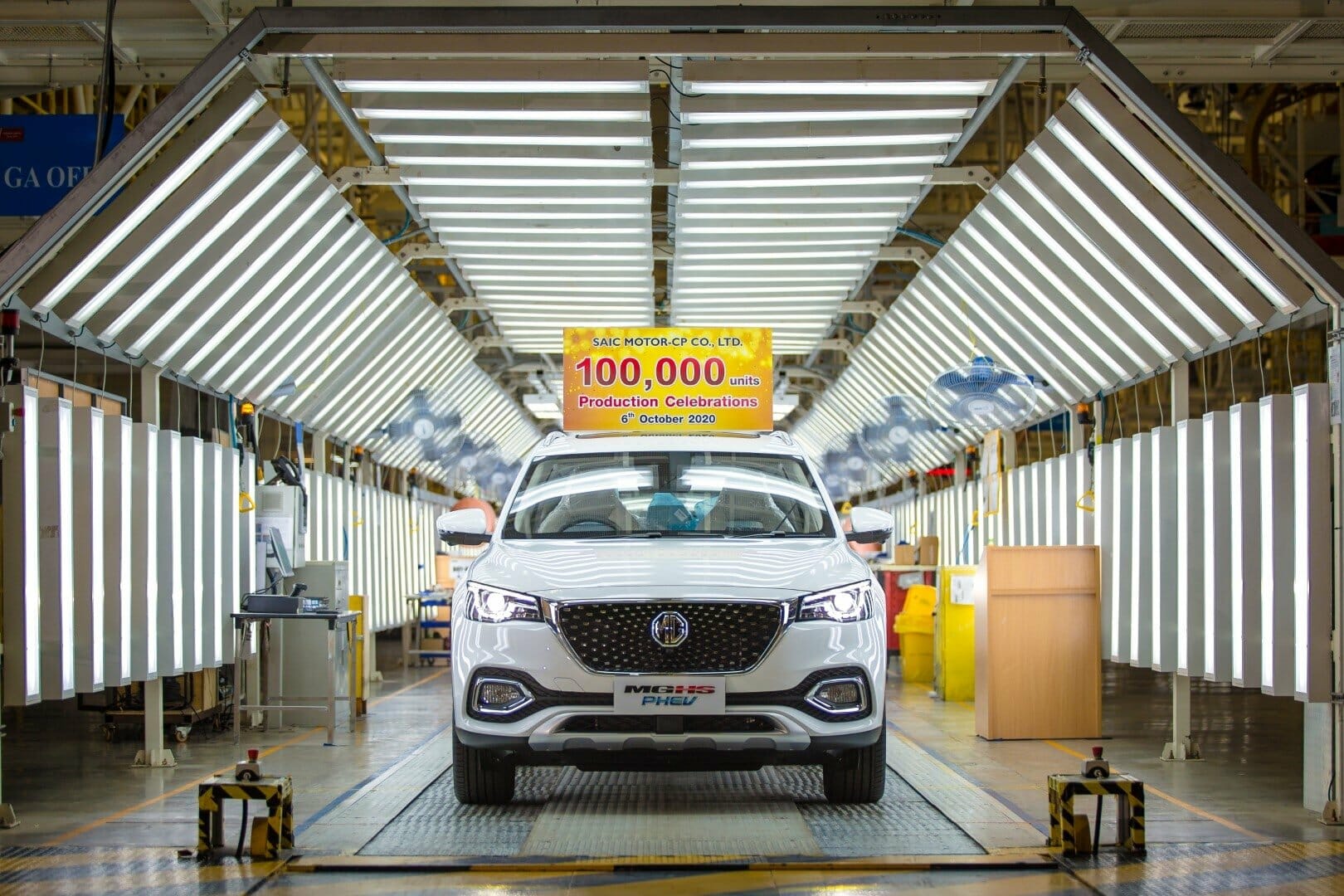 MG ฉลองยอดการผลิตรถยนต์ในประเทศไทย ครบ 100,000 คัน ตอกย้ำภาพโรงงานศูนย์กลางการผลิตรถยนต์พวงมาลัยขวาของอาเซียน 5