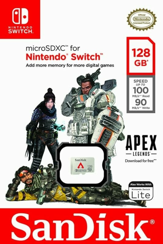 WD เปิดตัวเมมโมรี่การ์ด Nintendo Switch ลาย Apex Legends 5
