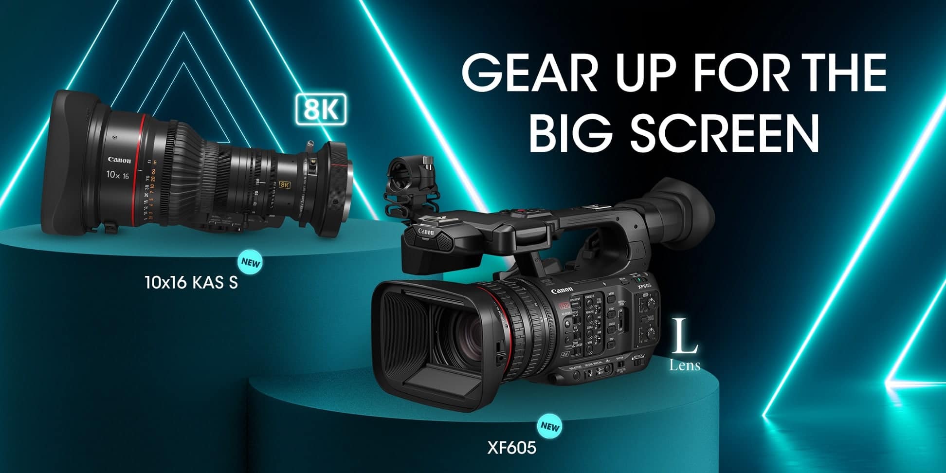 เปิดตัว Canon XF605 กล้องวีดีโอระดับโปรดักชัน พร้อมเลนส์ซูม Canon 10x16 KAS S 1