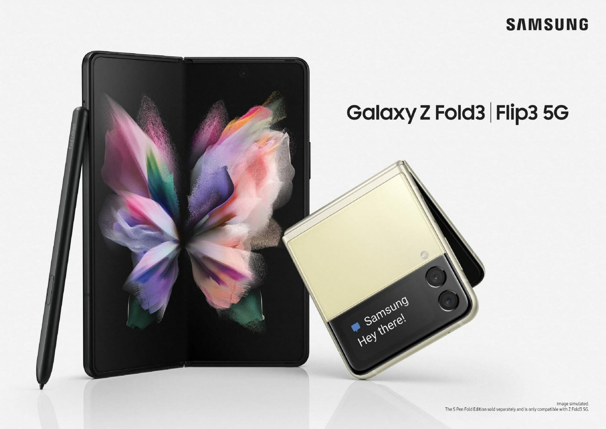 SAMSUNG เปิดตัว Galaxy Z Fold3 5G | Flip3 สมาร์ทโฟนหน้าจอพับได้เจเนอเรชันที่ 3 1