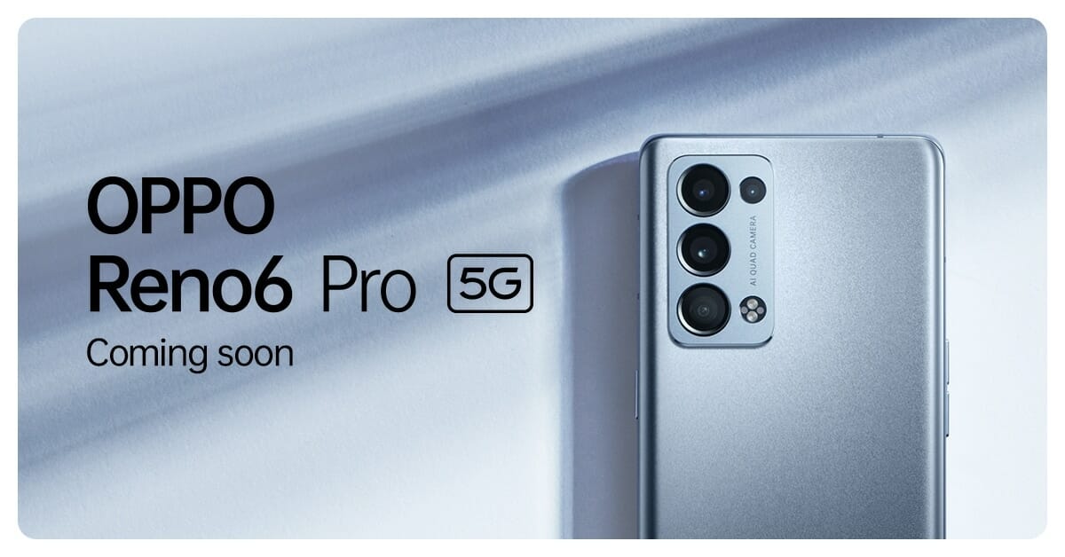 เตรียมพบกับ OPPO Reno6 Pro 5G สมาร์ทโฟนเรือธงเพื่อการถ่ายภาพบุคคล 1