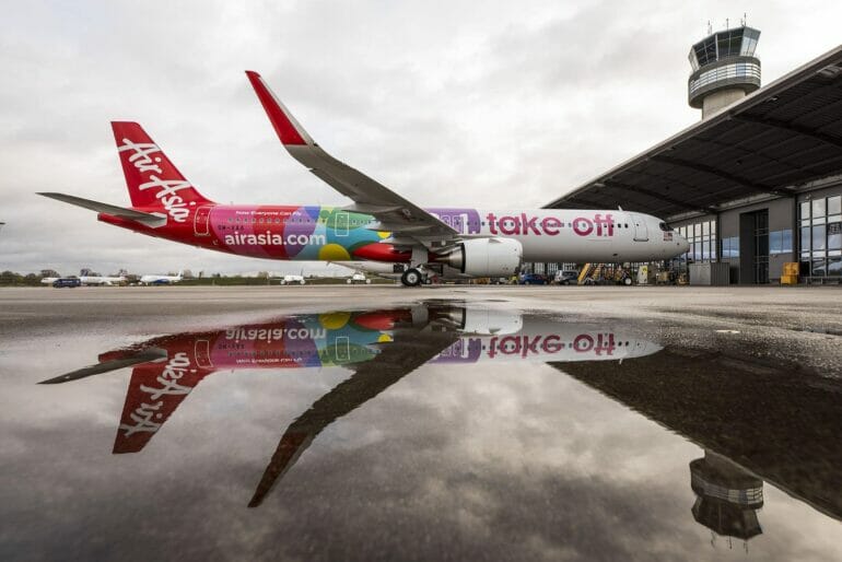 สายการบินแอร์เอเชียรับมอบเครื่องบิน A321neo ลำแรก 9