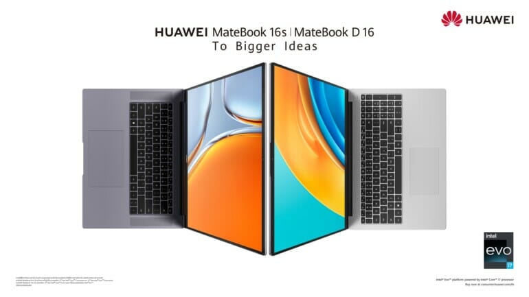 HUAWEI MateBook 16s และ HUAWEI MateBook D 16 สองแล็ปท็อปทรงประสิทธิภาพหน้าจอ 16 นิ้ว 17