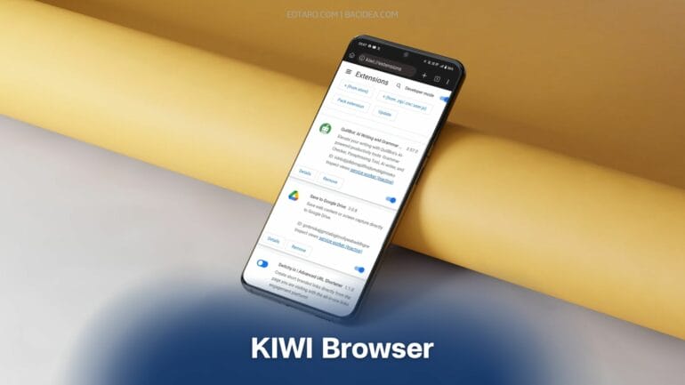 Kiwi Browser เบราว์เซอร์บน Android ที่เอาฟีเจอร์เด่นของ Chrome Desktop มาให้ใช้บนมือถือ 1